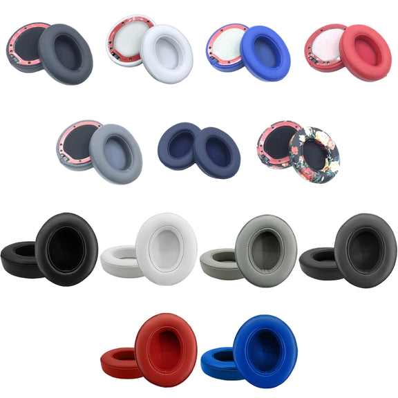 2 PCS Leather Soft Breathable Headphone Cover For Beats Studio 2/3, Color: Blue