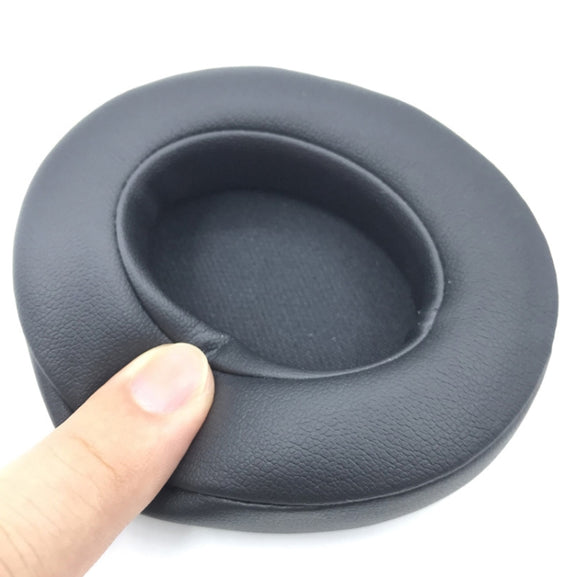 2 PCS Leather Soft Breathable Headphone Cover For Beats Studio 2/3, Color: Titanium Gray