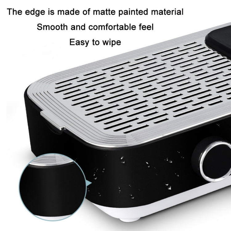 80W Wireless Rechargeable Nail Vacuum Cleaner, Specification: EU Plug (Black)