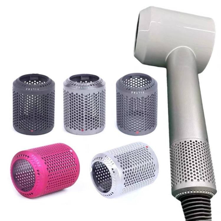 2 PCS Outer Cover Dust Filter for Dyson Hair Dryer HD01/HD03/HD08(Silver)