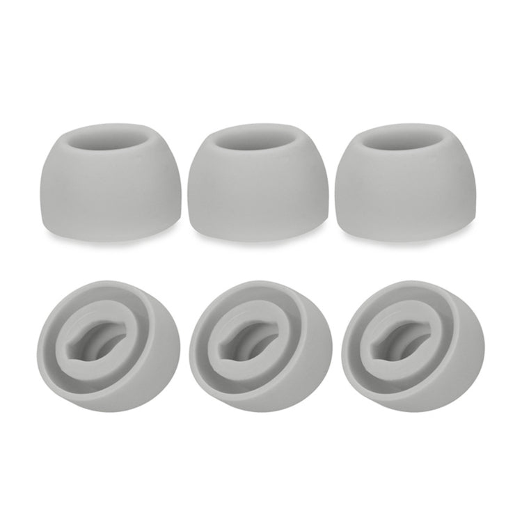 6 PCS Silicone Earplugs For TWS Samsung Galaxy Buds Pro(Medium Gray)