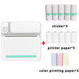 C19 200DPI Student Homework Printer Bluetooth Inkless Pocket Printer Blue Set - Printer by PMC TechLife | Online Shopping South Africa | PMC TechLife