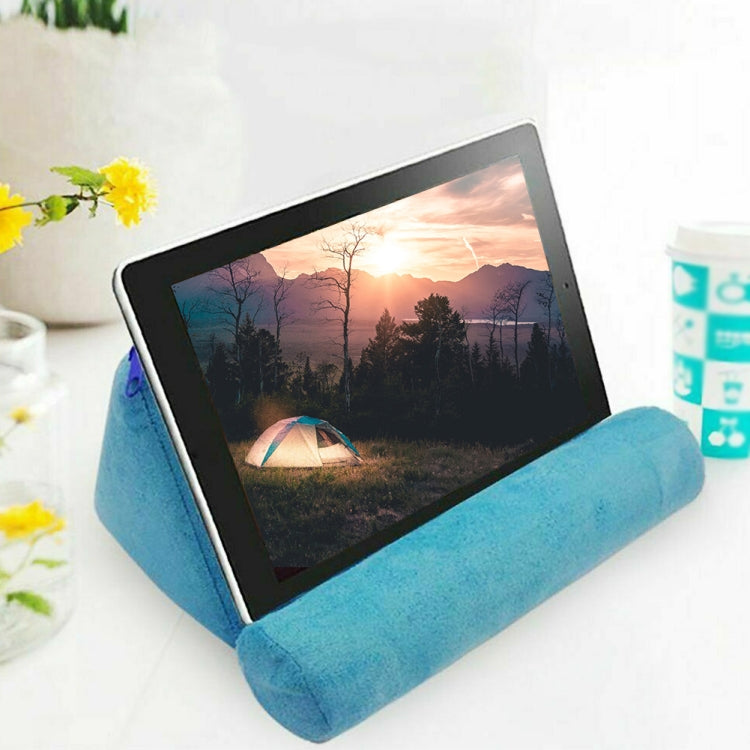 Pillow Phone Tablet Bracket Lazy Bracket Car Cushion Tablet Bracket(Sky Blue)