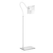 135cm Mobile Phone Tablet Live Broadcast Bedside Lifting Bracket Floor Model (White)