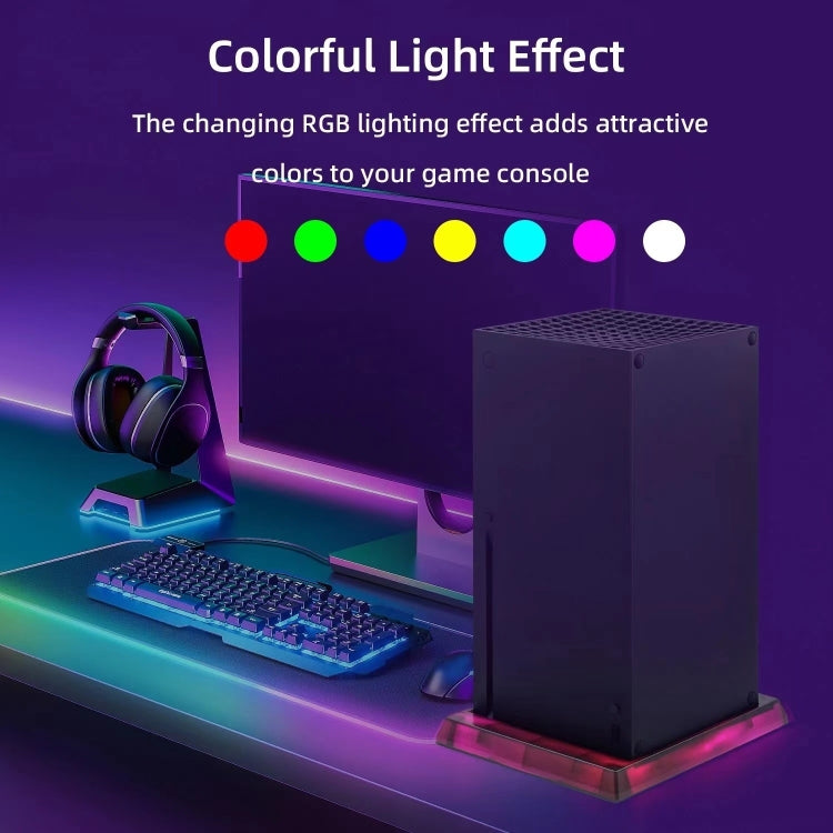 Game Console Symphony Cooling Base For Microsoft Xbox Series X/S(RGB Cooling Base)