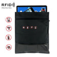 Car Key Signal Shielding Bag Tablet Mobile Phone Privacy Protective Cover Large(Black) - free shipping - PMC TechLife - Order now!