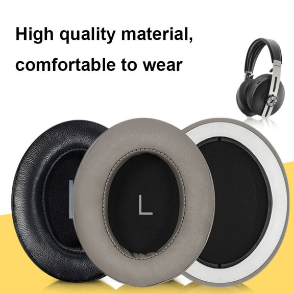 2 PCS Breathable Foam Headphone Earmuffs with Buckle For Sennheiser Momentum 3, Spec: Gold Protein