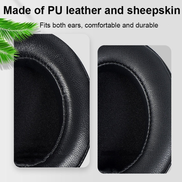 2 PCS Breathable Foam Headphone Earmuffs with Buckle For Sennheiser Momentum 3, Spec: Gold Protein