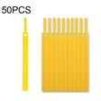 50 PCS Needle Shape Self-adhesive Data Cable Organizer Colorful Bundles 15 x 200mm(Yellow) - Cable Organizer by PMC TechLife | Online Shopping South Africa | PMC TechLife | Buy Now Pay Later Mobicred
