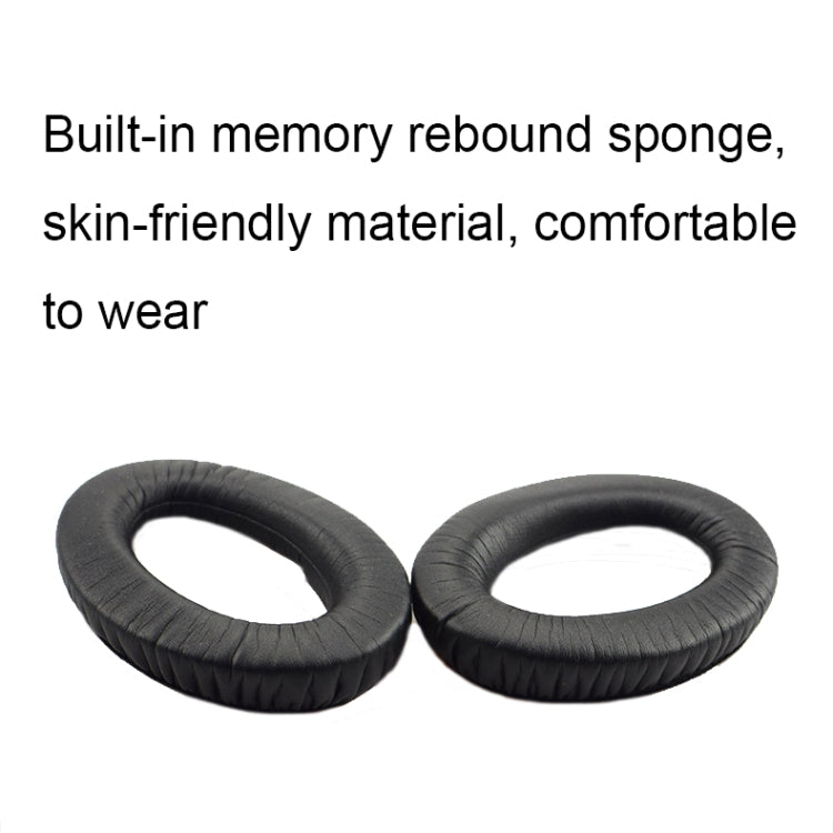 2 PCS Headset Earmuffs Sponge Case For Sennheiser PXC450/PXC350/PC350, Spec: Black Velvet