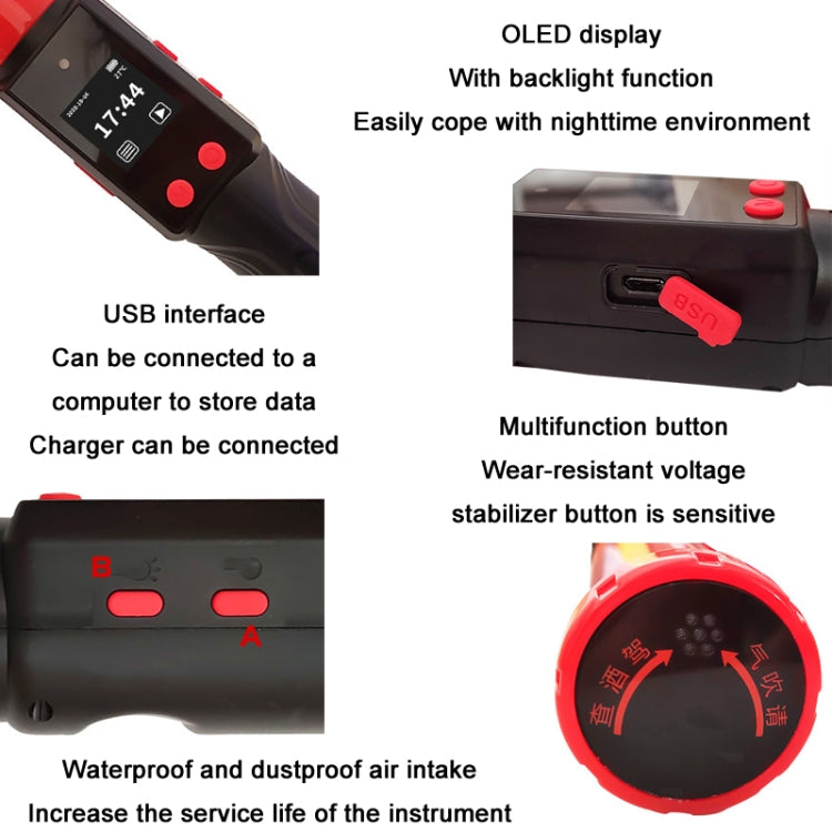 Air Blow Alcohol Tester Alcohol Concentration Test Stick