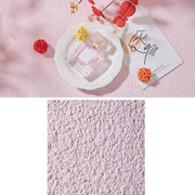 40x40CM Thick Sand Solid Color Background Plate Photo Photography Props(Light Pink)