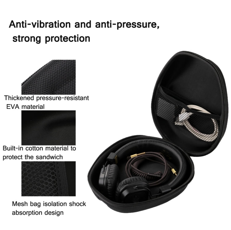 Universal Headphone Organizer Headphone Storage Bag Without Carabiner,Color: Gray