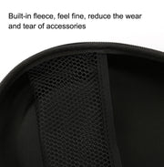 Universal Headphone Organizer Headphone Storage Bag Without Carabiner,Color: Black