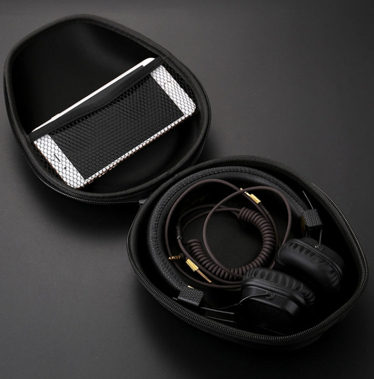 Universal Headphone Organizer Headphone Storage Bag Without Carabiner,Color: Black