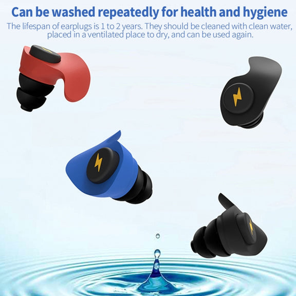 Anti-noise Sleep Earplugs Soundproof Earplugs(Blue)