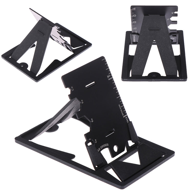4 PCS Multifunction Folding Mobile Phone Bracket Mini EDC Tool Card Bottle Opener(Opp Package)