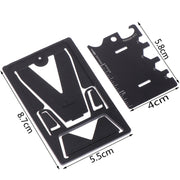 4 PCS Multifunction Folding Mobile Phone Bracket Mini EDC Tool Card Bottle Opener(Opp Package)