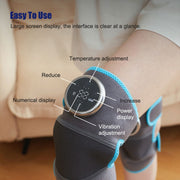 Electric Heating Therapy Knee Warm Knee Pad Brace Massage,Spec: Single Without Vibration