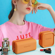 Fungoofun Candy Color EVA Travel Digital Storage Bag Cosmetic Bag, Color: Brick Orange
