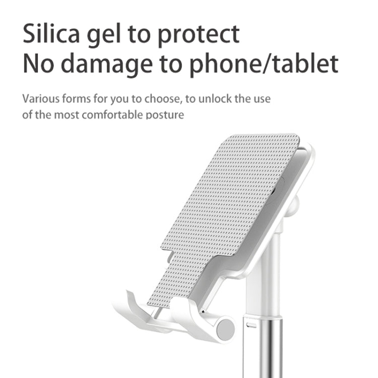 SSKY X5 Desktop Phone Live Foldable Tablet Bracket, Style: Double Rod Tablet Version (Black)