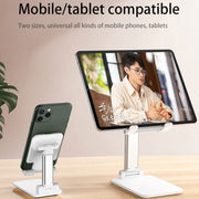 SSKY X5 Desktop Phone Live Foldable Tablet Bracket, Style: Double Rod Tablet Version (Black)