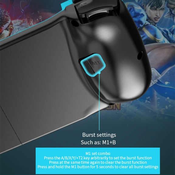 D3 Telescopic BT 5.0 Game Controller For IOS Android Mobile Phone(Green)