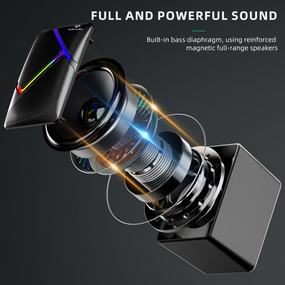 Dark Alien S-511 Computer USB Wired Computer Stereo Home Multifunctional Stereo, Cable Length: 1.2m
