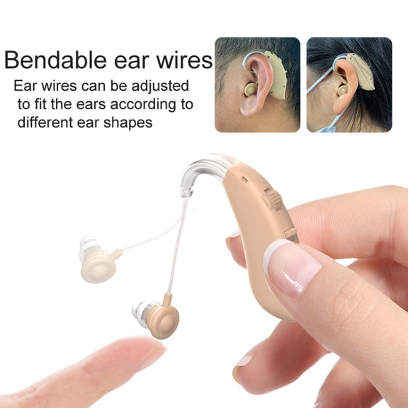 GM-301 Hearing Aid Rechargeable Sound Amplifier,Spec: Without Bluetooth Blue