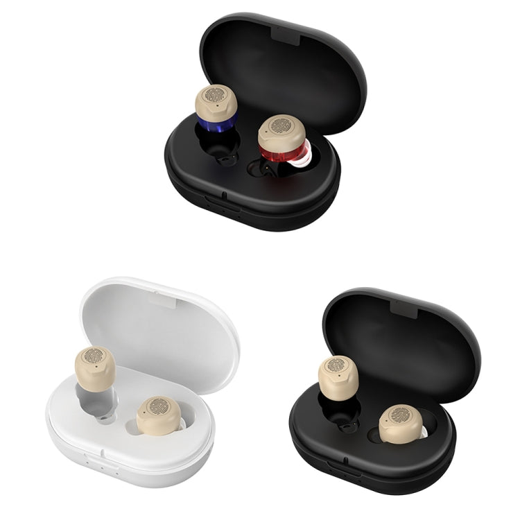 GM-902 Wireless Magnetic Charging Bluetooth Hearing Aids Elderly Sound Amplifier(Skin-color+Black)