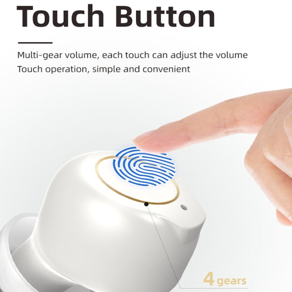 GM-902 Wireless Magnetic Charging Bluetooth Hearing Aids Elderly Sound Amplifier(Skin-color+Black)