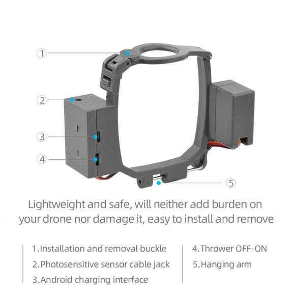 For DJI Mavic 2 Pro &Zoom Airdrop System Drone Thrower