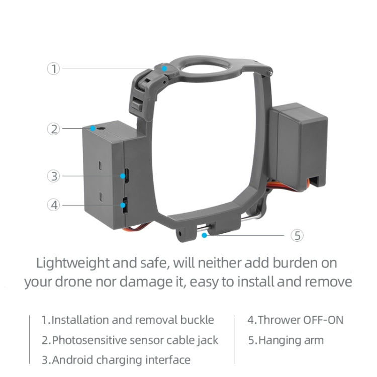 For DJI Mavic 2 Pro &Zoom Airdrop System Drone Thrower