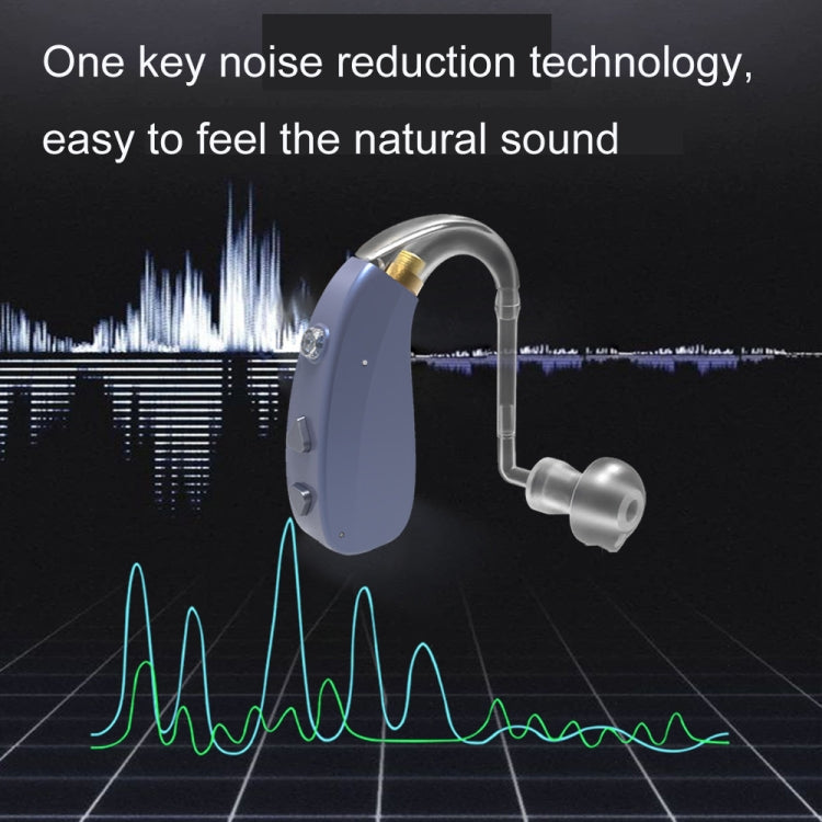 EN-T201A Digital Machine Elderly Charging Hearing Aid Sound Amplifier(Metal Blue)