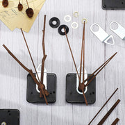 Quartz Clock Dial Repair Kit DIY Wall Clock Parts,Spec: 4 Movements+4 Sets Needles