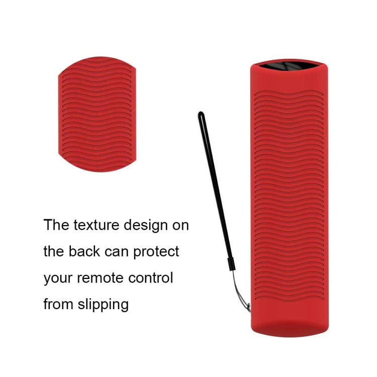 2 PCS Y27 For Alexa Voice Remote 3rd Gen Silicone Non-slip Protective Cover(Luminous White)