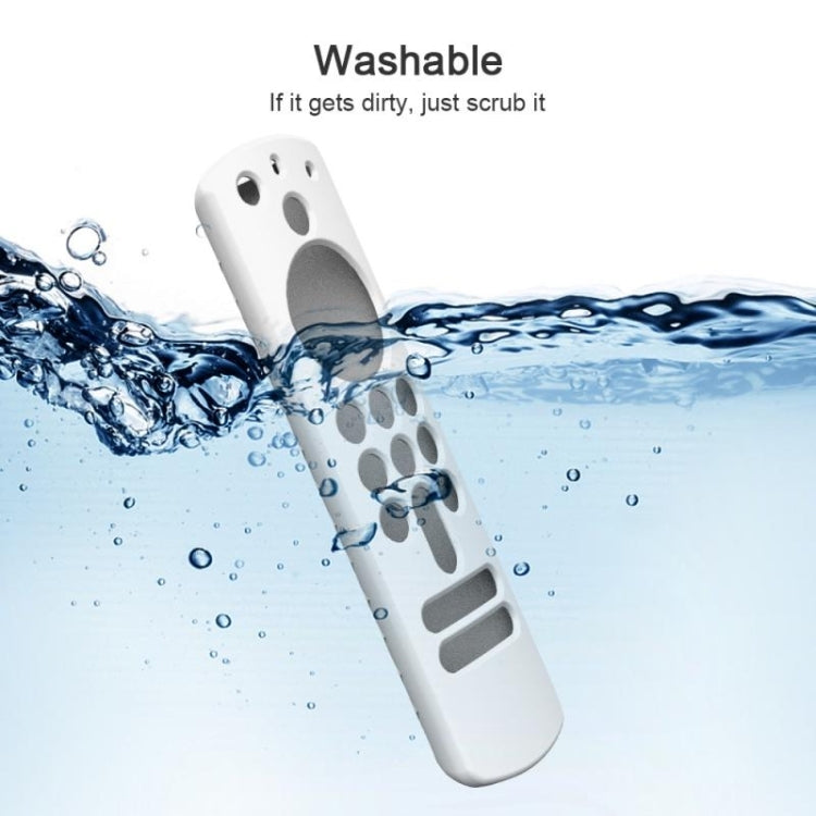 2 PCS Y27 For Alexa Voice Remote 3rd Gen Silicone Non-slip Protective Cover(Luminous Blue)