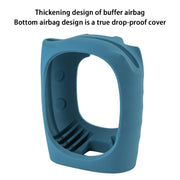 For JBL Clip 4 Bluetooth Speaker Silicone Case Protective Cover With Straps(Green)