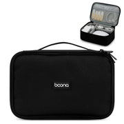 Baona Multifunctional Earphone Data Cable Digital Storage Bag, Spec: Single-layer (Black)