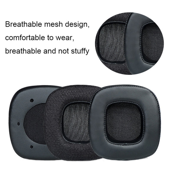 1pair Headphone Breathable Sponge Cover for Xiberia S21/T20, Color: Ice Silk Black
