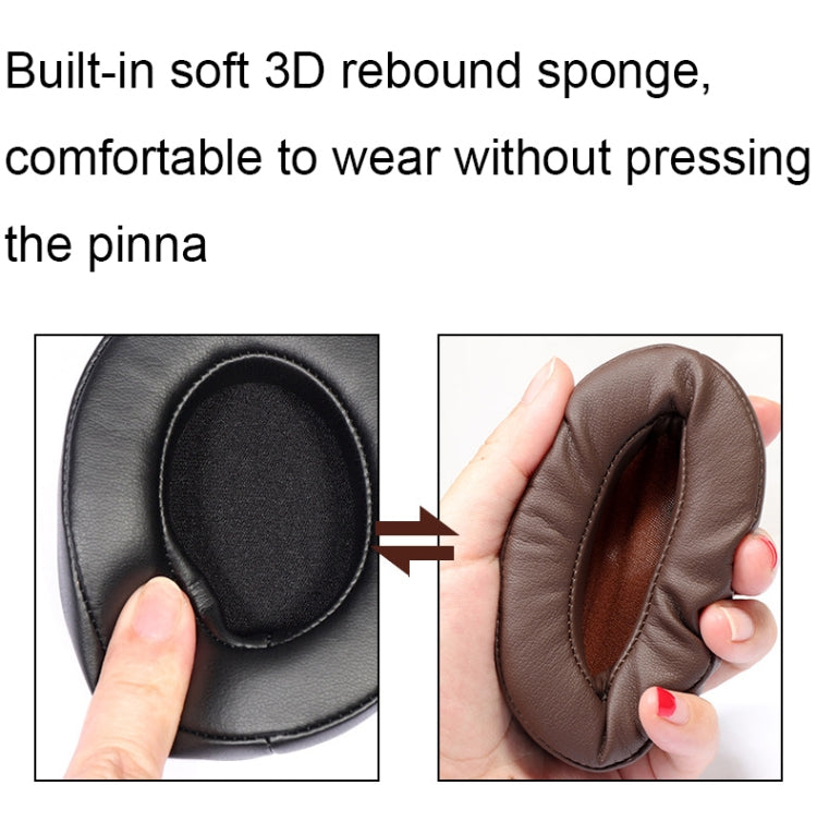 For Edifier W855BT 1pair Headset Soft and Breathable Sponge Cover, Color: Black Protein