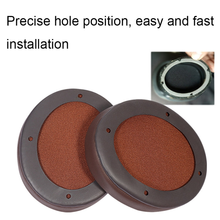 For Edifier W855BT 1pair Headset Soft and Breathable Sponge Cover, Color: Black Ice Silk
