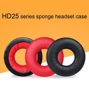 1pair Headset Sponge Cover for Sennheiser HD25-1II/25/25SP/25SP-II, Color: Black
