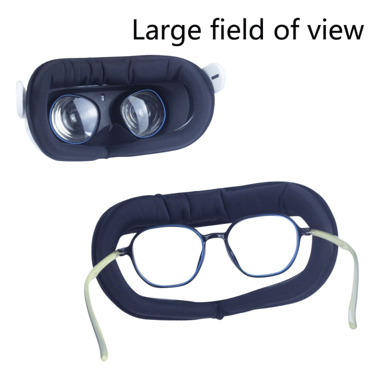 For Oculus Quest 2 VR Headset 6pcs/set Replacement Face Eye Pad Cushion(Black)
