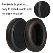 For Sennheiser Momentum 1pair Soft Comfortable Headset Sponge Cover, Color: Black Lambskin