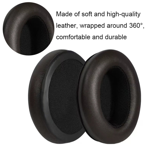 For Sennheiser Momentum 1pair Soft Comfortable Headset Sponge Cover, Color: Black Lambskin