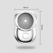 Electric Mini Shaver USB Rechargeable Water-resistant Portable Razor(Gradient Blue)