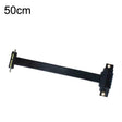 PCI-E 3.0 1X 90 Degrees Graphics Card / Wireless Network Card Extension Cable, Cable Length: 50cm - PCIE Cable by PMC TechLife | Online Shopping South Africa | PMC TechLife | Buy Now Pay Later Mobicred