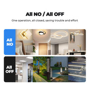 Tuya ZigBee Smart Single-fire Zero-fire Sharing Switch Phone Control Voice Panel EU Plug, Spec: 2 Buttons
