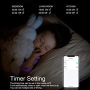 Tuya ZigBee Zero Firewire Touch Wall Remote Control Switch Light Control Voice Switch EU Plug, Style: 1 Gang (White)